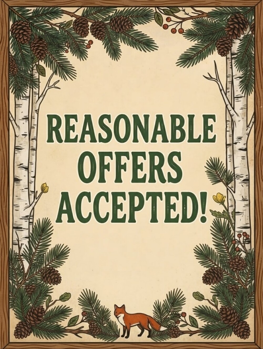 Accepting of any reasonable offers!